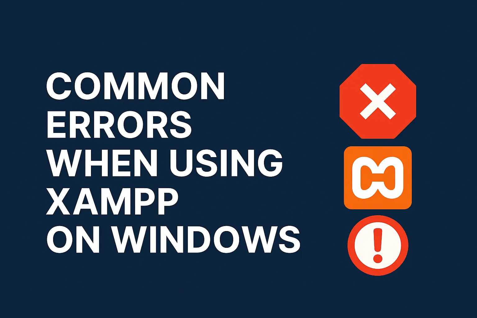 Common Errors When Using XAMPP on Windows