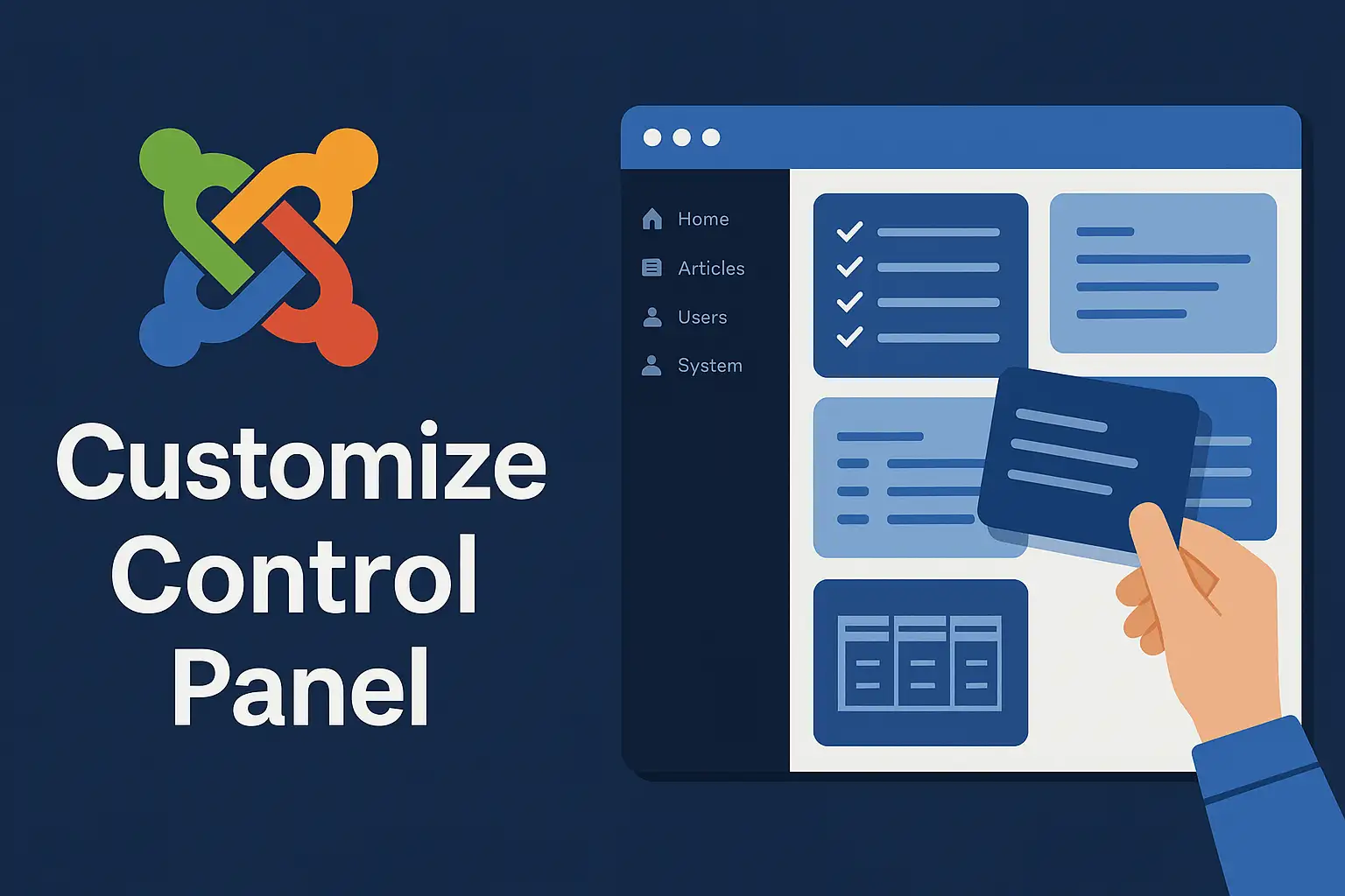 How to Customize Your Joomla 6 Control Panel