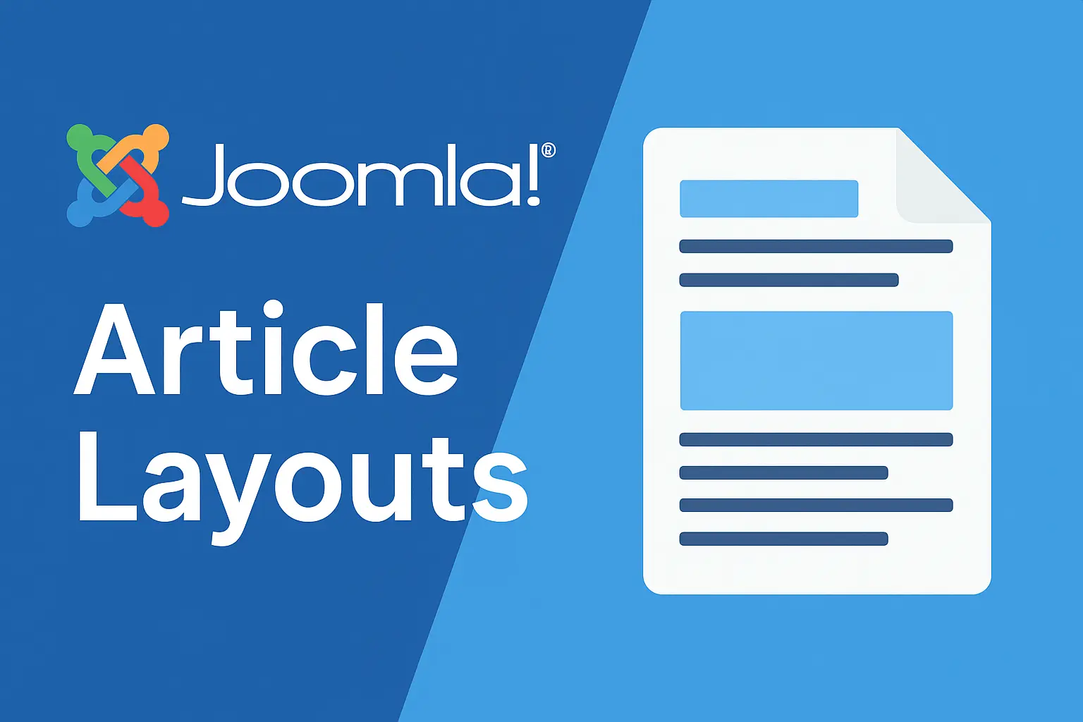 Article Layout Options and Display Settings in Joomla 6