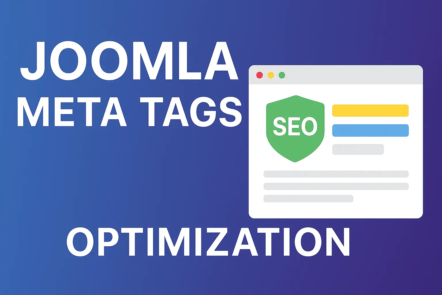 How to Optimize Meta Titles and Descriptions in Joomla