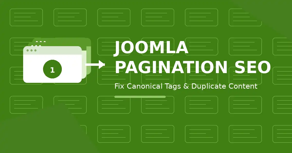 How to Optimize Pagination in Joomla for Better Crawling