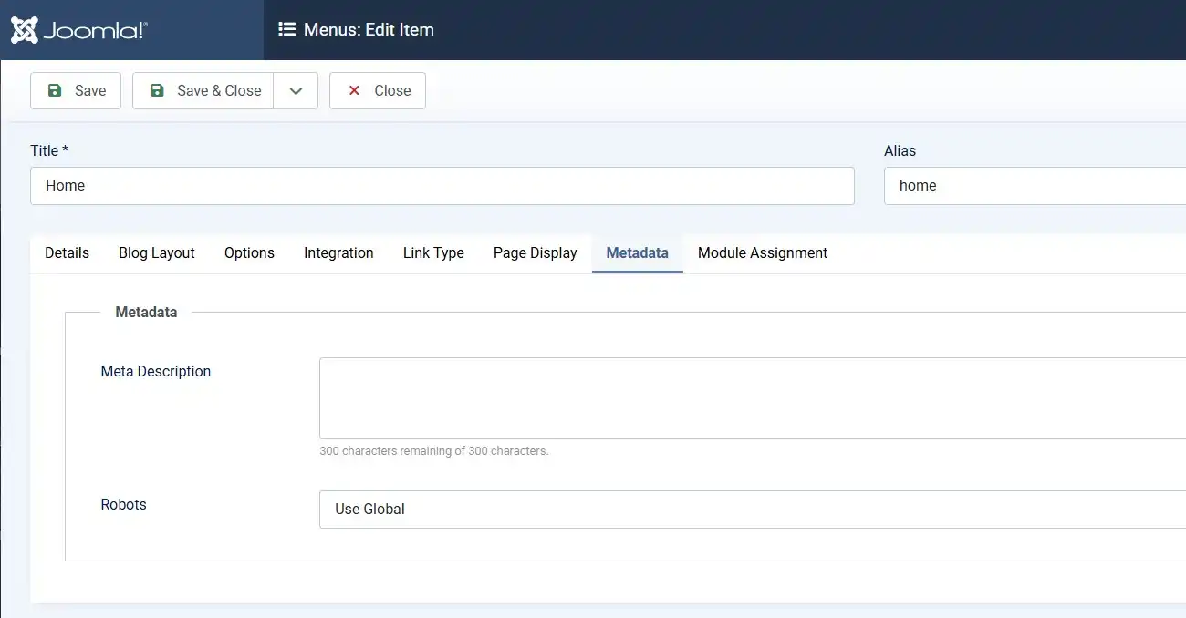 How to Optimize Meta Tags in Joomla