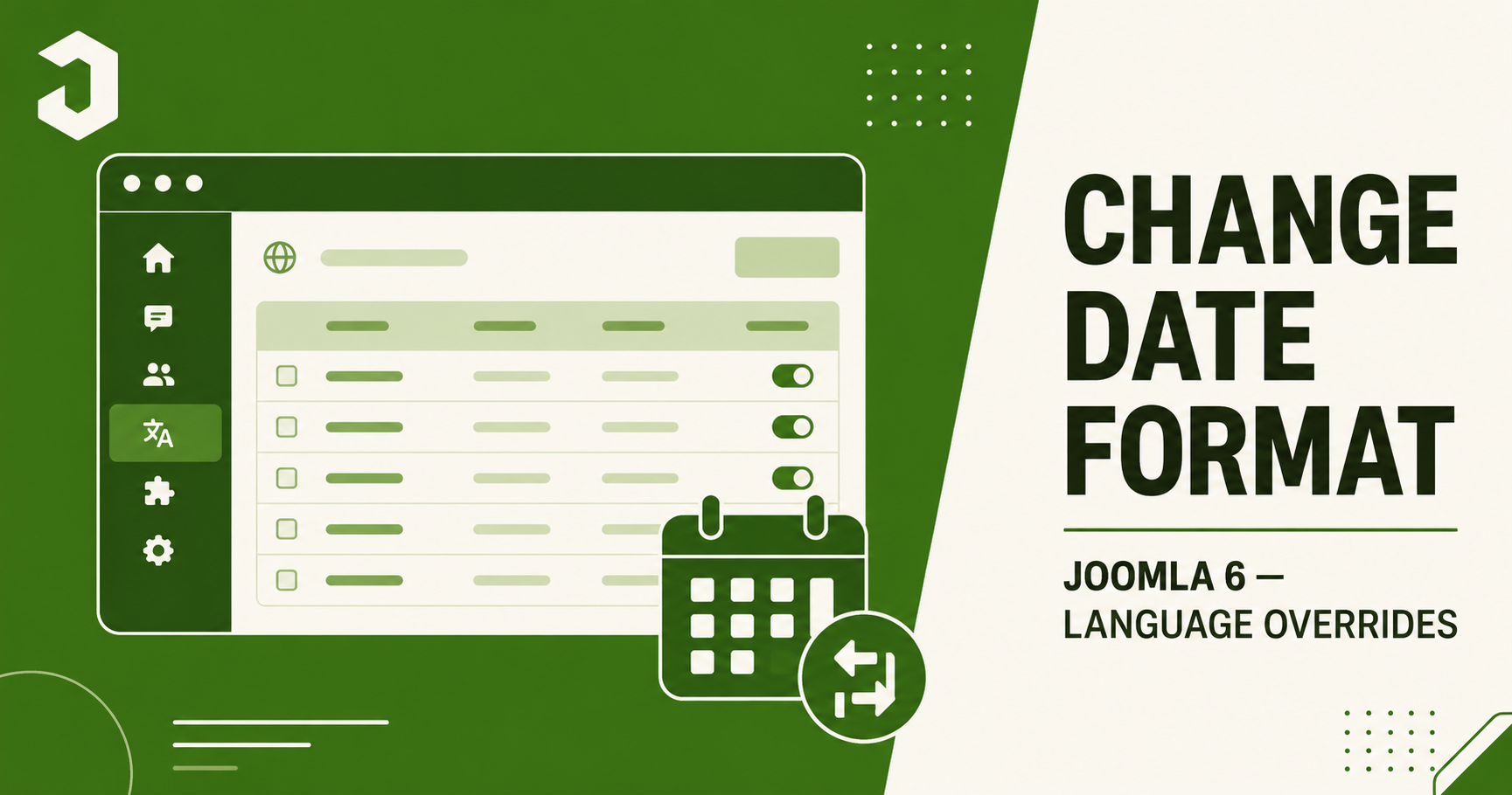 How to Change the Date Format Display in Joomla 6 Using Language Overrides