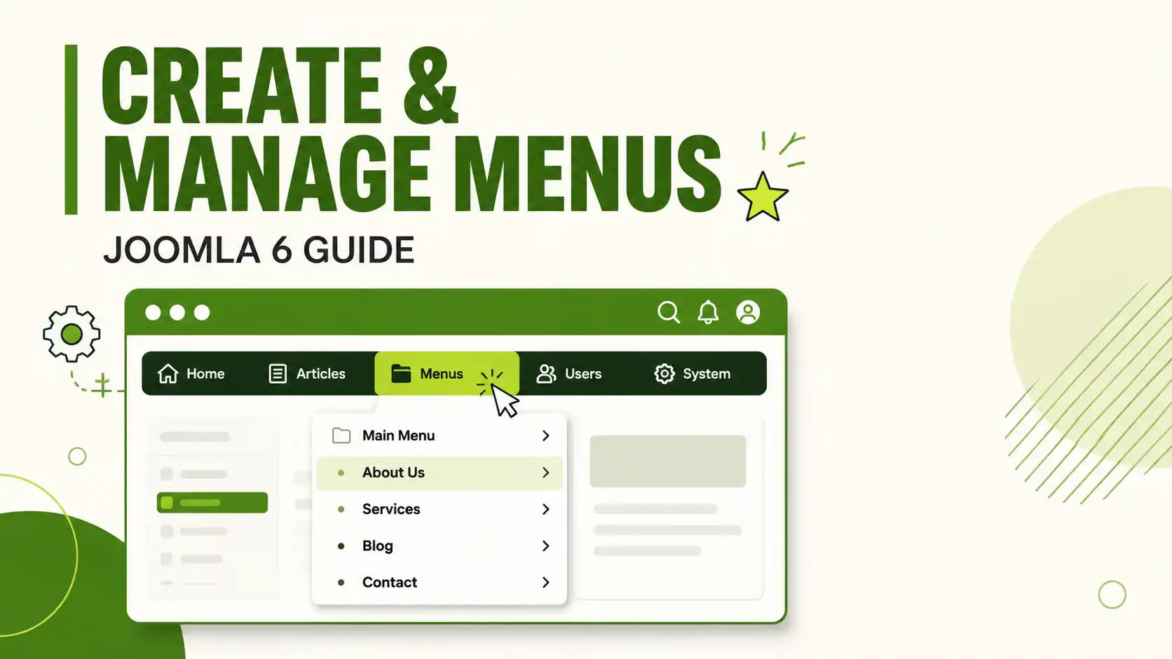 How to Create and Manage Menus in Joomla 6 (Step-by-Step Guide)