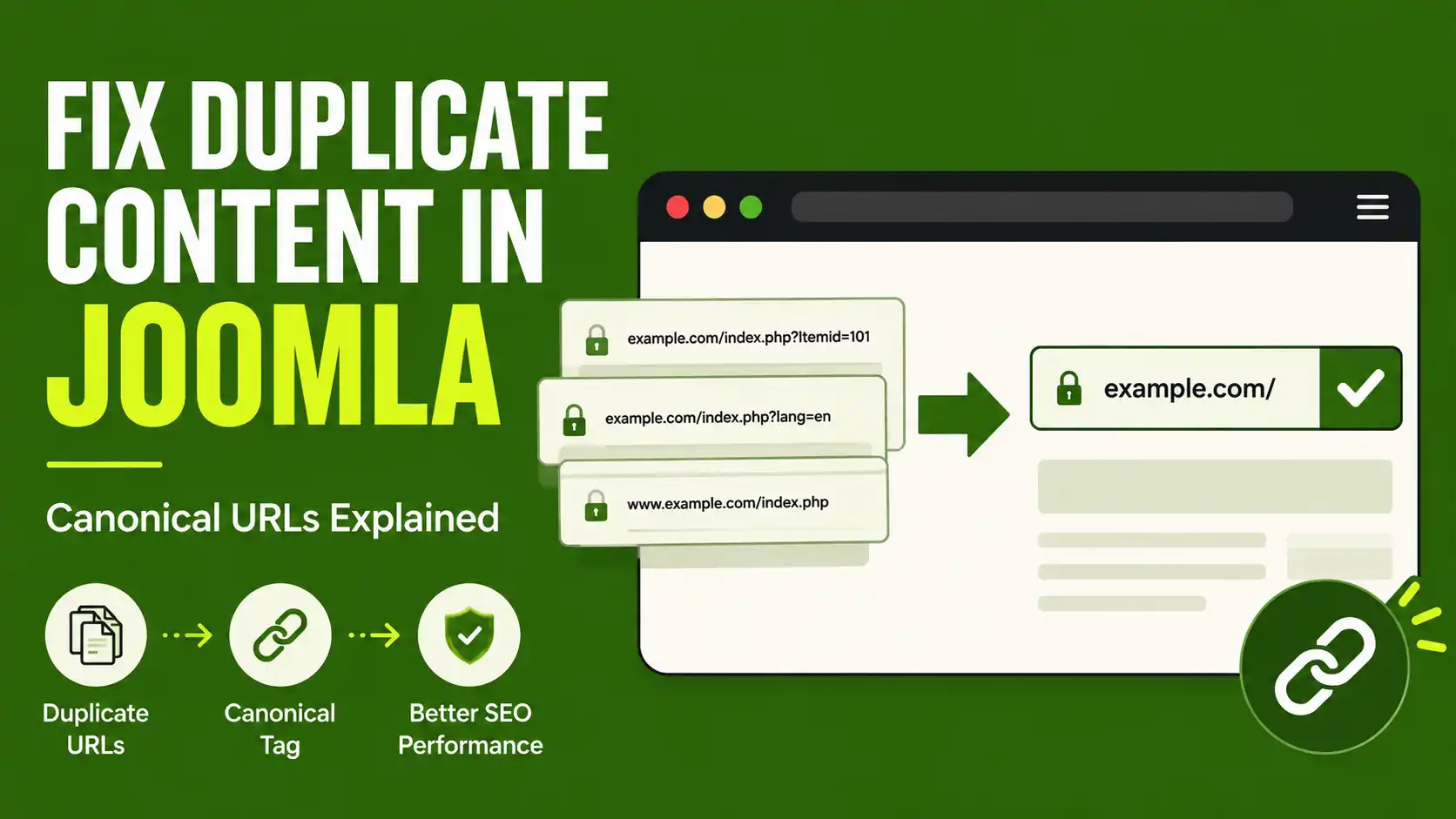 How to Fix Duplicate Content with Canonical URLs in Joomla