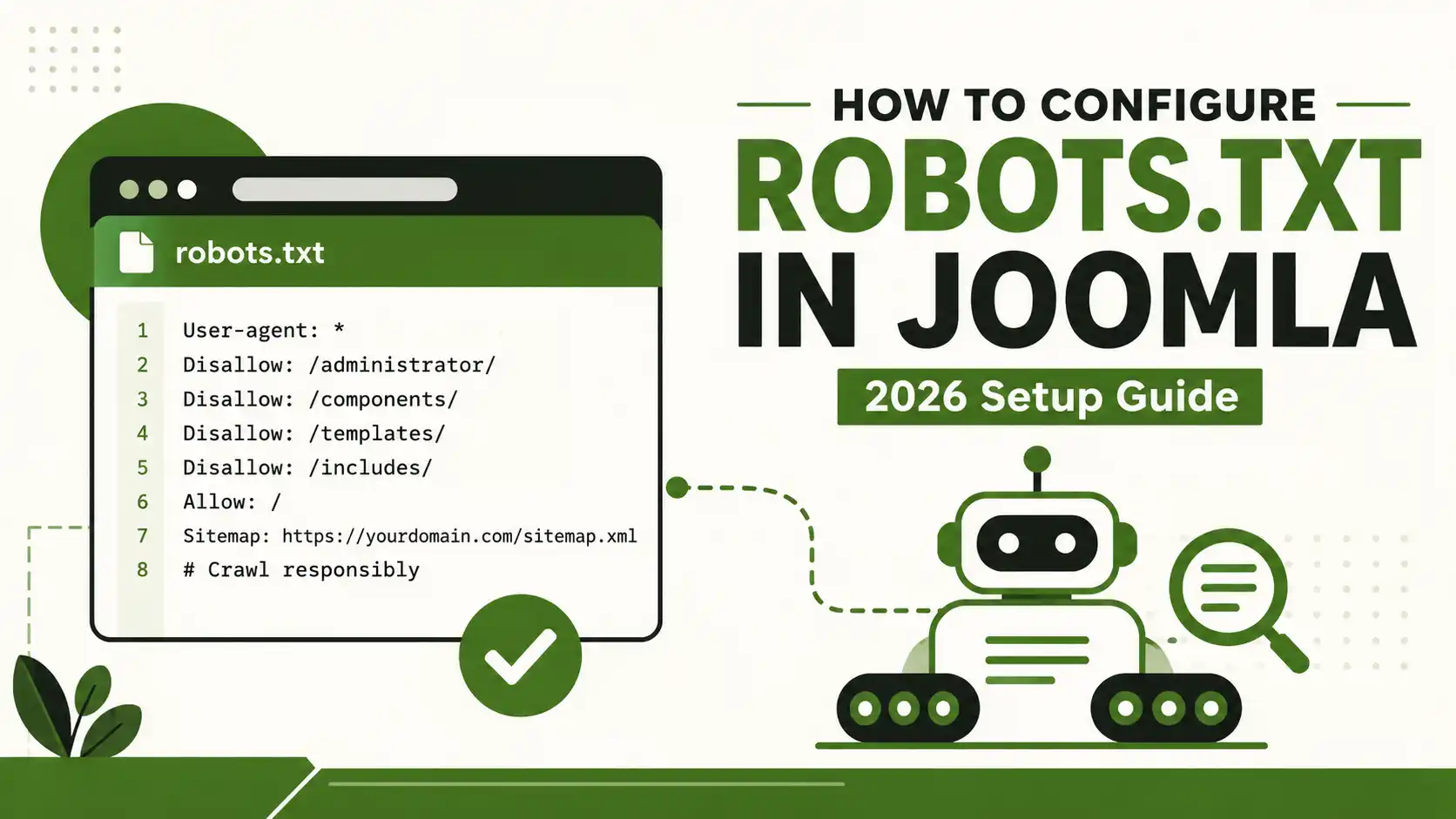 How to Configure Robots.txt in Joomla: The Complete 2026 Guide