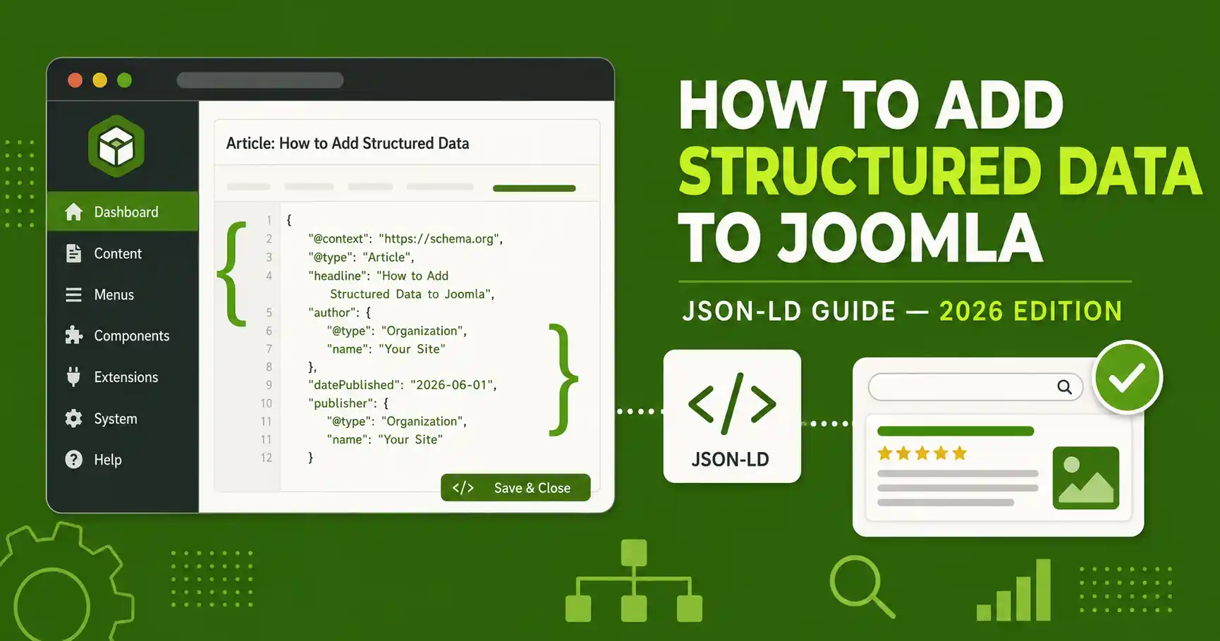 How to Add Structured Data to Joomla (JSON-LD Guide, 2026)